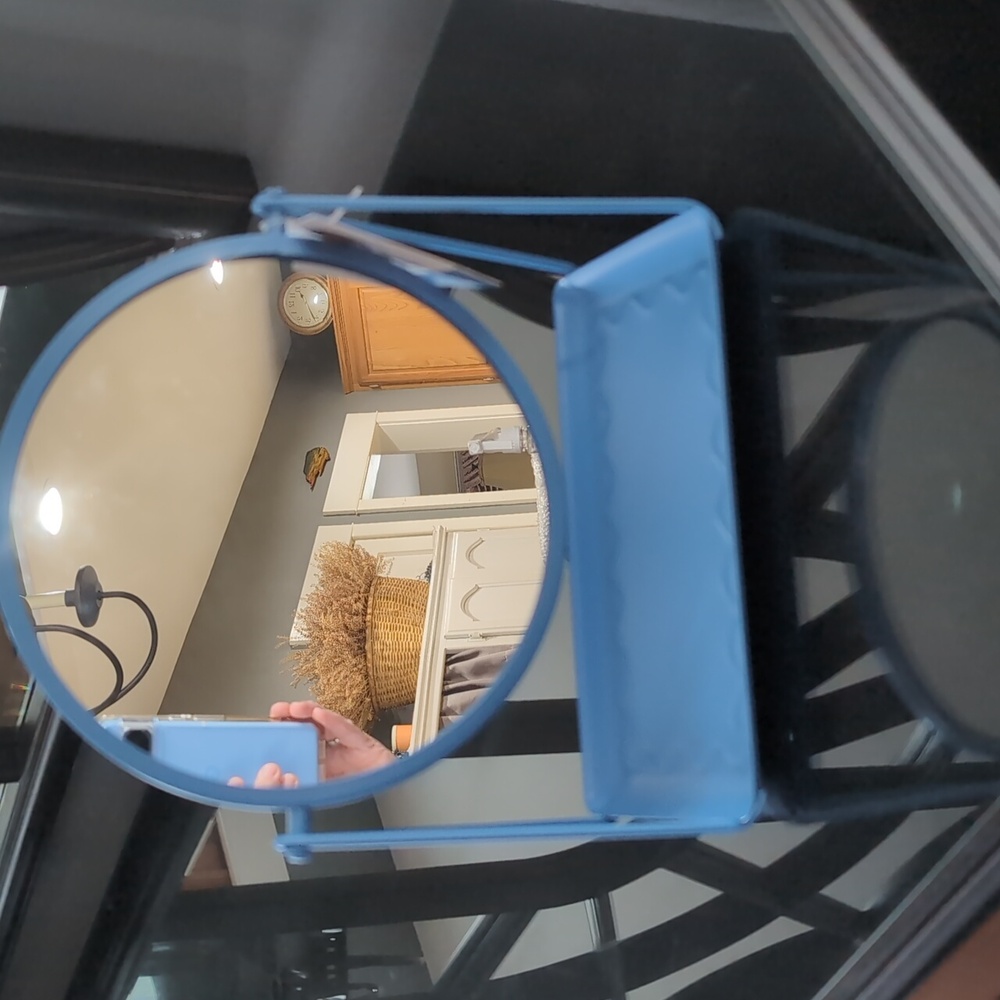 Becky G. & Alejandra Blue Vanity Mirror